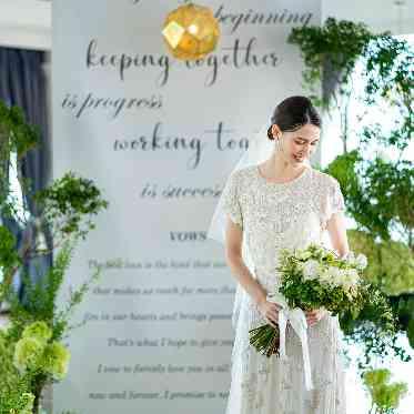 OCEAN PLACE 挙式前に記念の一枚を