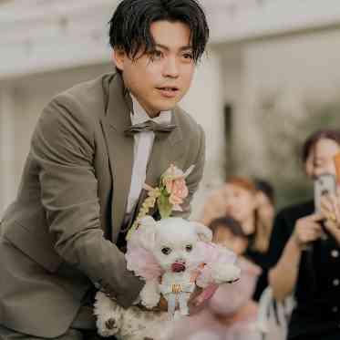 OCEAN PLACE 大勢のゲストに囲まれて緊張したかな?