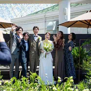 OCEAN PLACE ゲストをお出迎えしてそのままフォトスポットで撮影も人気の演出