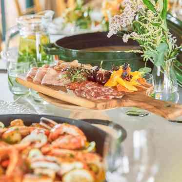 OCEAN PLACE ドリンクとともに進むフードもおしゃれに。