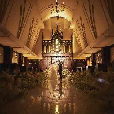 名古屋観光ホテル 照明の演出によりシーンを感動的な瞬間に演出