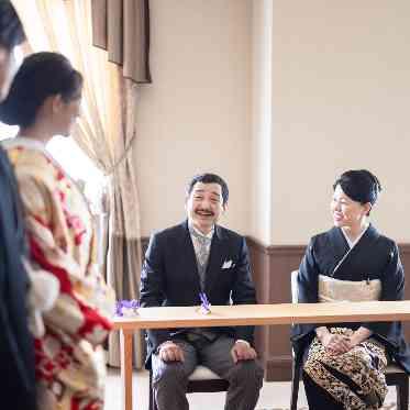 ご両親やご参列の皆様に感謝の気持ちを伝える会