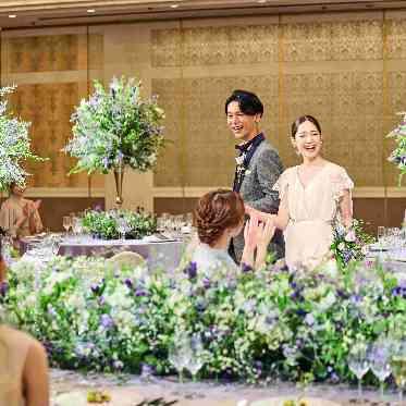 名古屋観光ホテル 十分な広さがありながらも、ゲストとの距離感も保てる素敵な空間