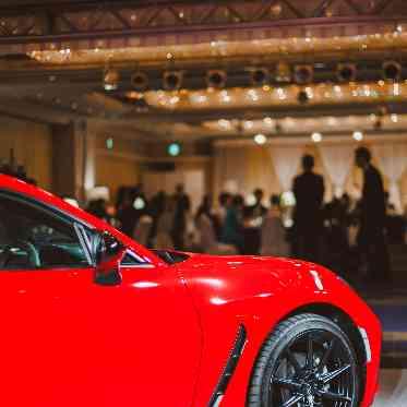 車の展示も可能!