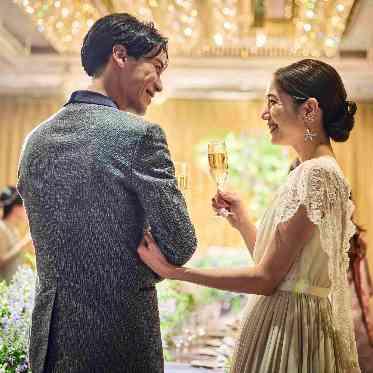 名古屋観光ホテル 天井高3.3Mの華やかな会場