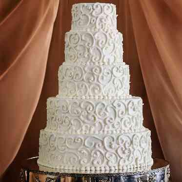 名古屋観光ホテル 会場コーディネートに合わせたウエディングケーキ