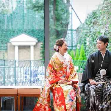 名古屋観光ホテル ガーデン前のご撮影 ※和装