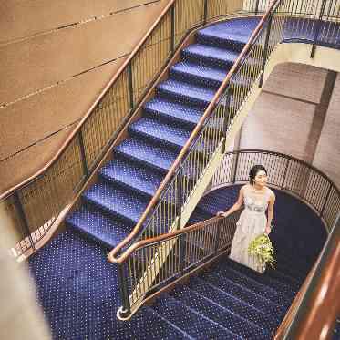 名古屋観光ホテル 階段でのワンショット