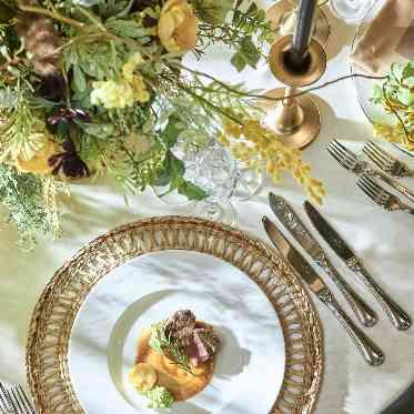 ベルヴィ大宮サンパレス/GLANZ テーブルコーディネートもおふたりたしく