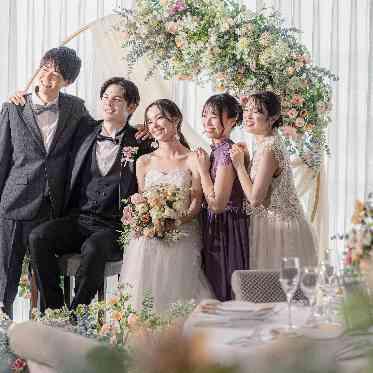 The Opera(オペラ) 自由にコーディネートできるのでフォトスポットを会場内に作ることも可能♪