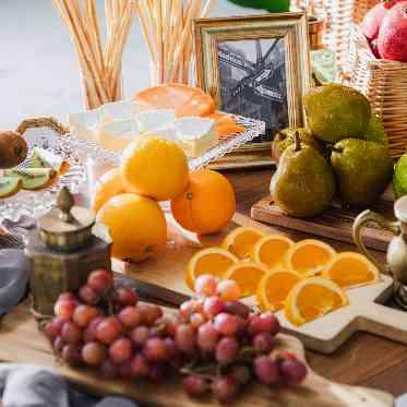 The Opera(オペラ) デザートビュッフェやフルーツビュッフェも楽しむことができる。