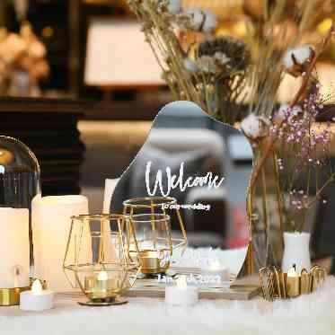 The Opera(オペラ) ウェルカムグッズは持込み自由♪お二人だけの貸切空間で大切なゲストをお迎え。