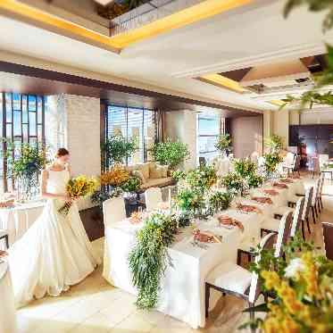 ラグナスイート新横浜　ホテル＆ウエディング ナチュラルなコーディネイトでさわやかに