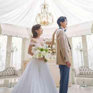 星ヶ丘迎賓館 アートグレイスクラブ フォトスポットでのファーストミート。