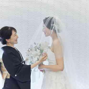 アルカンシエル luxe mariage 名古屋 親御様とのベールダウンセレモニー