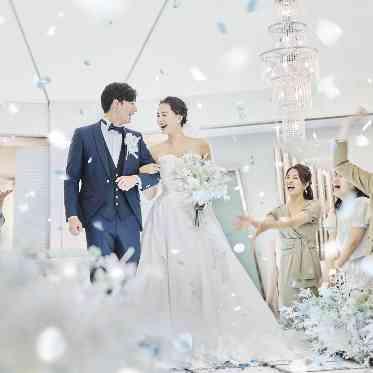 アルカンシエル luxe mariage 名古屋 フラワーシャワーで幸せいっぱいの瞬間は、結婚の実感が湧いたと人気!