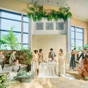 アルカンシエル luxe mariage 名古屋 挙式直後に主役のふたりも一緒に参加できるウエルカムパーティはクチコミでも人気!