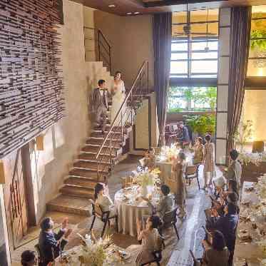 アルカンシエル luxe mariage 名古屋 天井高い会場は開放感にあふれる!