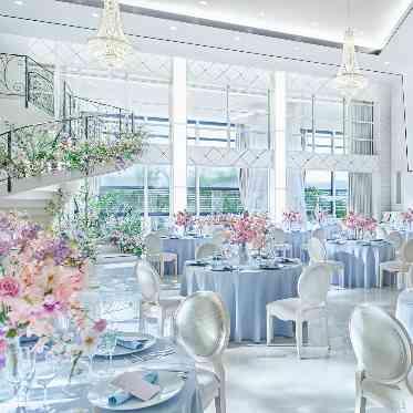 アルカンシエル luxe mariage 名古屋 ブルーのコーディネートで爽やかに♪