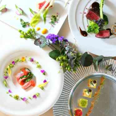 アルカンシエル luxe mariage 名古屋 コース料理のフルオーダーももちろん可能です。