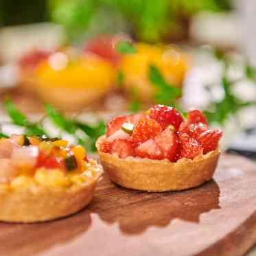 アルカンシエル luxe mariage 名古屋 可愛らしいカナッペに思わず一枚