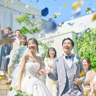 アルカンシエル横浜　luxemariage  青空が手に届く様な距離感はとても開放的！