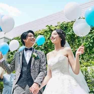 アルカンシエル横浜 luxemariage バルーンは様々なお色味をご用意♪お好みのお色でおふたりらしさを表現して