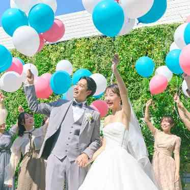 アルカンシエル横浜 luxemariage 空が近いから…☆バルーンリリースも大人気!