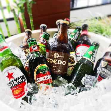 アルカンシエル横浜 luxemariage トルネードビールだけでなく、外国産ビールも多数ご用意☆