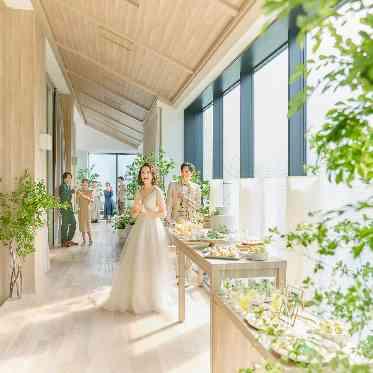 アルカンシエル横浜 luxemariage インナーテラスでより自然を感じて