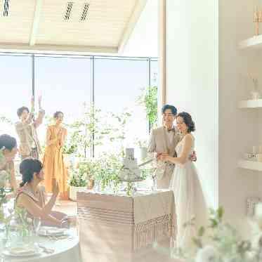 アルカンシエル横浜　luxemariage  ケーキ入刀