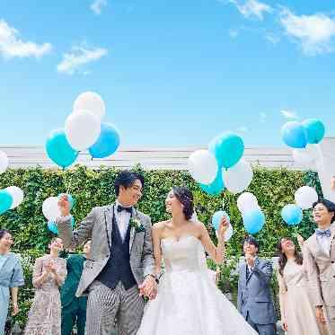 アルカンシエル横浜 luxemariage 大人気のバルーンリリースも可能!