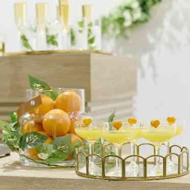 アルカンシエル横浜 luxemariage 一番人気は搾りたてオレンジジュース!見た目、香り、味と大好評!