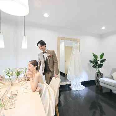 アルカンシエル横浜 luxemariage 挙式前・お色直し・お開き後とご利用いただけるブライズルームも完備