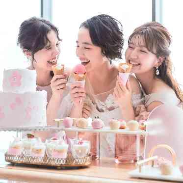 アルカンシエル横浜 luxemariage おいしいデザートは自然とゲストのテンションも上がる!