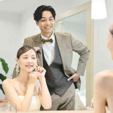 アルカンシエル横浜 luxemariage 結婚式の約1カ月前はヘアメイクのリハーサルを行い、当日を万全にお迎えいただきま!