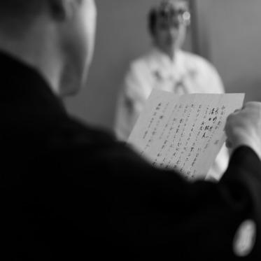 料亭 か茂免 ご家族に見守られながら、新しい夫婦の門出を。