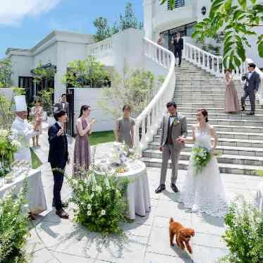 AILE d’ANGE garden(エル・ダンジュ ガーデン) アフターセレモニーはわんちゃんも参加OK!