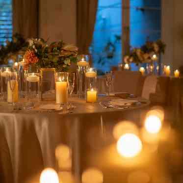 AILE d’ANGE garden(エル・ダンジュ ガーデン) キャンドルをたくさん灯して