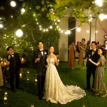 AILE d’ANGE garden（エル・ダンジュ ガーデン） ガーデンでの乾杯タイム