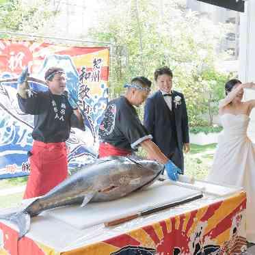 AILE d’ANGE garden（エル・ダンジュ ガーデン） まぐろの解体ショー