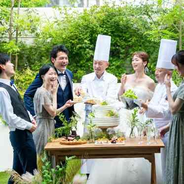 AILE d’ANGE garden(エル・ダンジュ ガーデン) ガーデンでのデザートビュッフェ