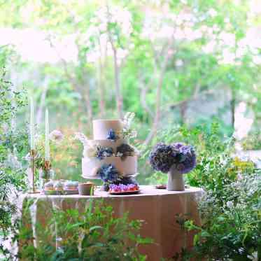 AILE d’ANGE garden(エル・ダンジュ ガーデン) ガーデンでのケーキセレモニーも