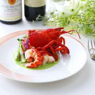 AILE d’ANGE garden（エル・ダンジュ ガーデン） カナダから空輸で届くオマールエビ。プリプリ感は今まで味わったことのない美味さ。