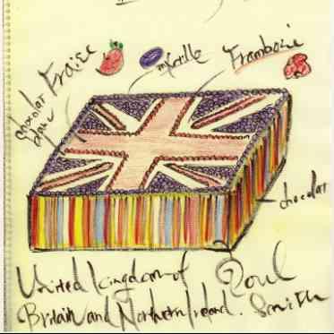 AILE d’ANGE garden(エル・ダンジュ ガーデン) こんな素敵なデッサンがパテシェからプレゼントされるんです!