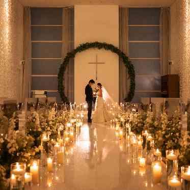 ナイト挙式も当館人気