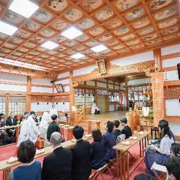 AILE d’ANGE NAGOYA(エル・ダンジュ ナゴヤ) 天井までも美しい、本格神社での挙式