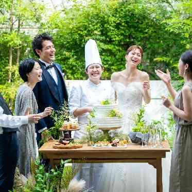 AILE d’ANGE NAGOYA(エル・ダンジュ ナゴヤ) ガーデンテラスでは、シェフからのサプライズも