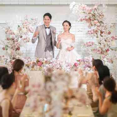 AILE d’ANGE NAGOYA(エル・ダンジュ ナゴヤ) 品のある花々や装飾で、会場をコーディネート