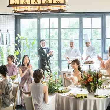 AILE d’ANGE NAGOYA(エル・ダンジュ ナゴヤ) 会場内でシェフからお料理のおもてなし